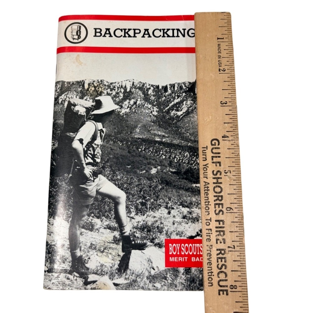 Boy Scouts of America Backpacking Merit Badge Series Pamphlet 1995 Printing 1983 - Picture 8 of 9